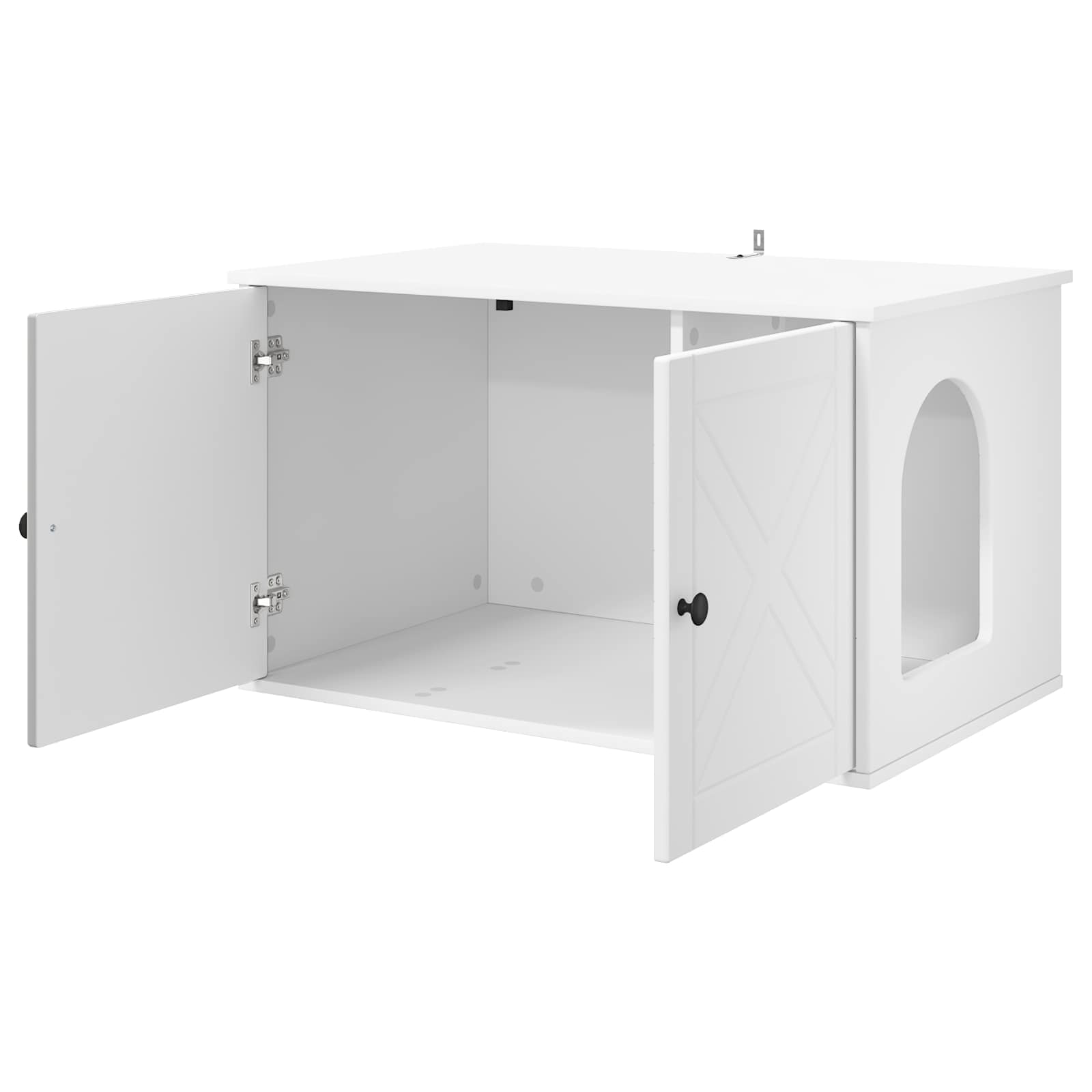 Cat House White 85 x 55 x 50.5 cm Engineered Wood