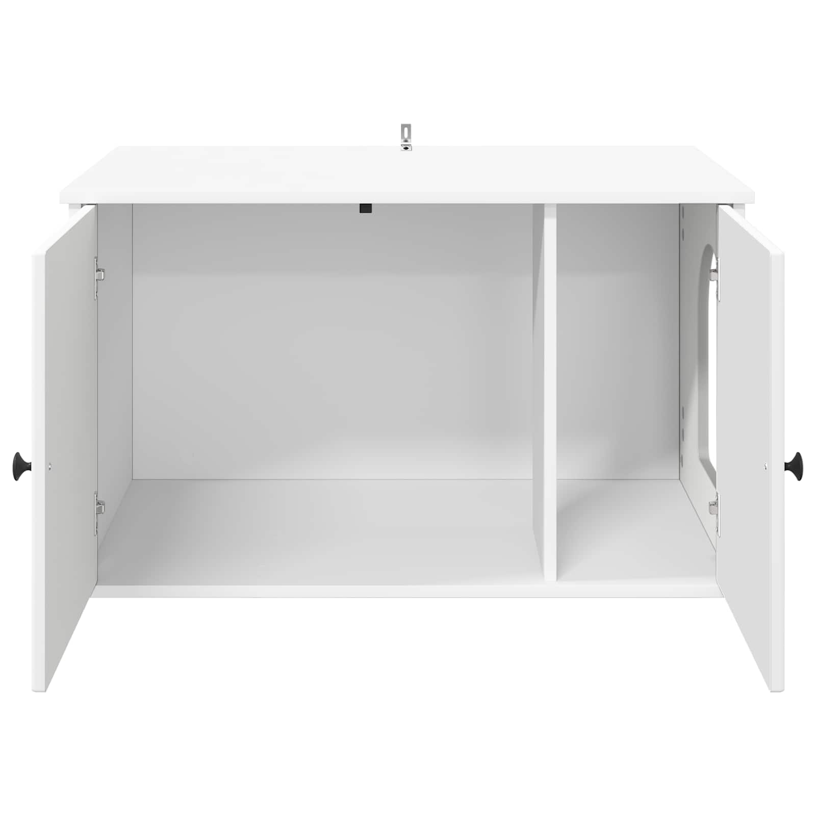 Cat House White 85 x 55 x 50.5 cm Engineered Wood