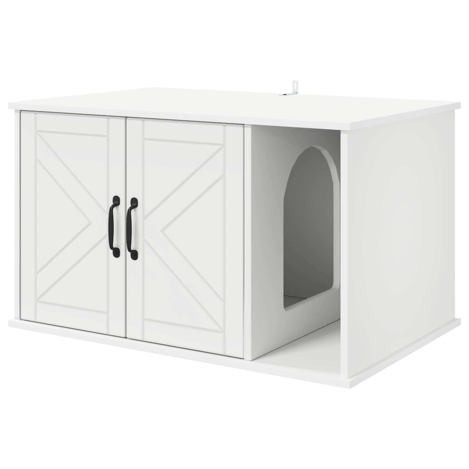 Cat House White 85 x 55 x 50 cm Engineered Wood