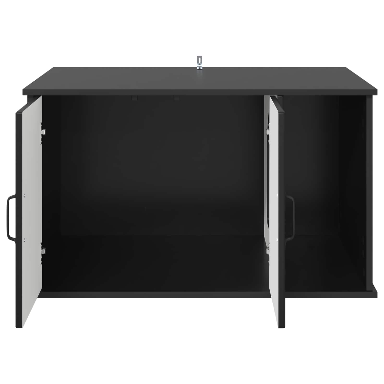 Cat House Black 85 x 55 x 50.5 cm Engineered Wood