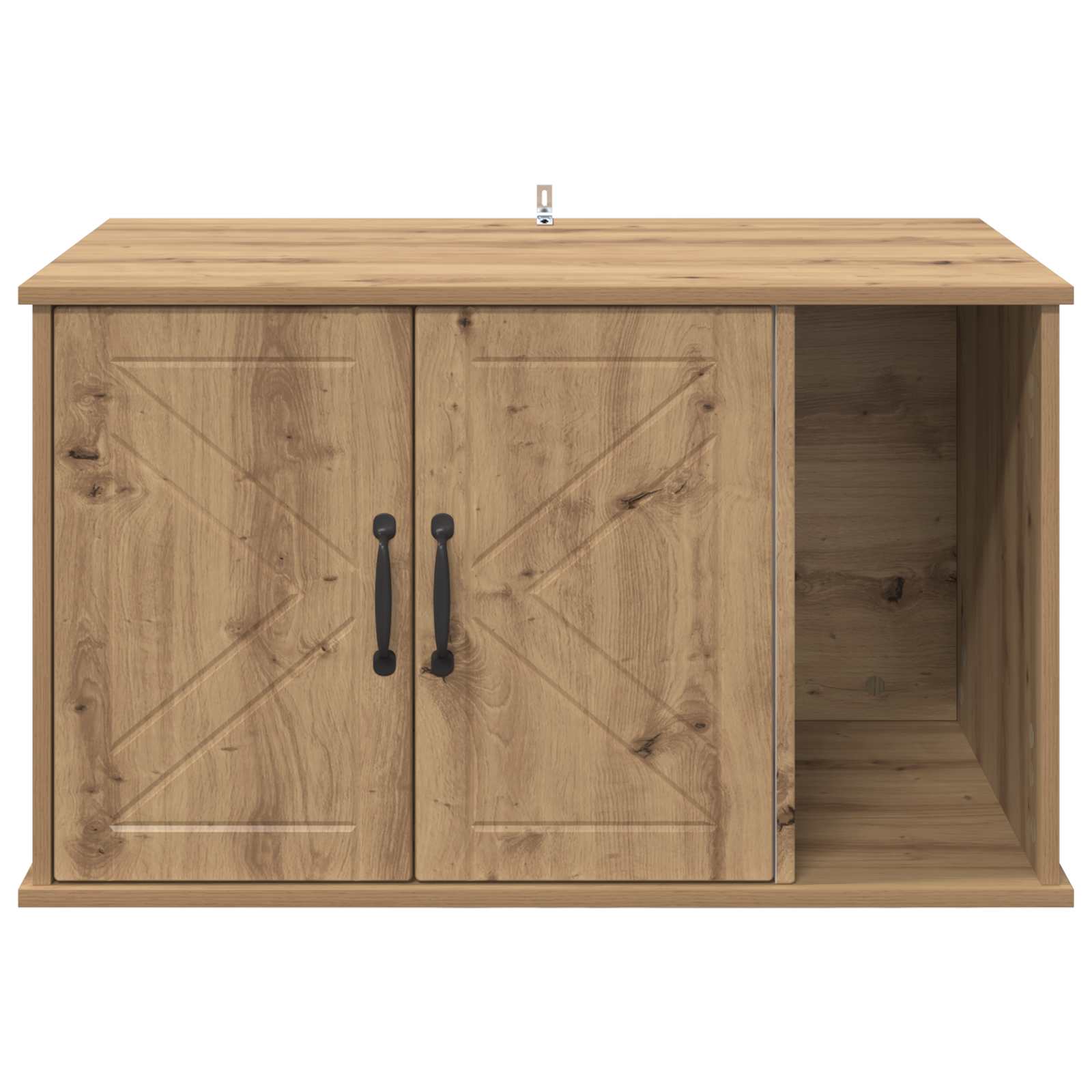 Cat House Artisian Oak 85 x 55 x 50.5 cm Engineered Wood