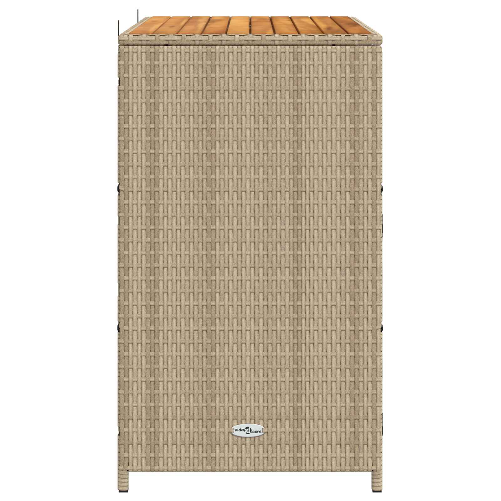 Cabinet Beige 70 x 50 x 87 cm Polyester and Roly Rattan