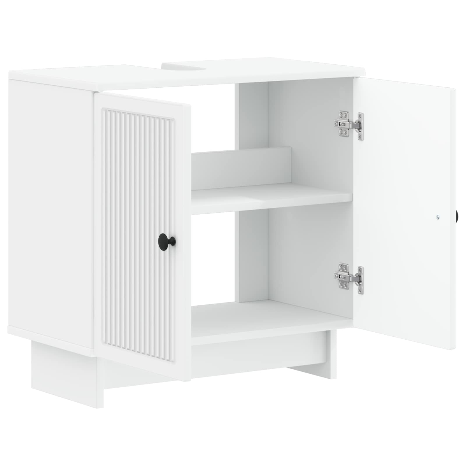 Bathroom Sink Cabinet UTRECHT White 59.5 x 31.5 x 59 cm