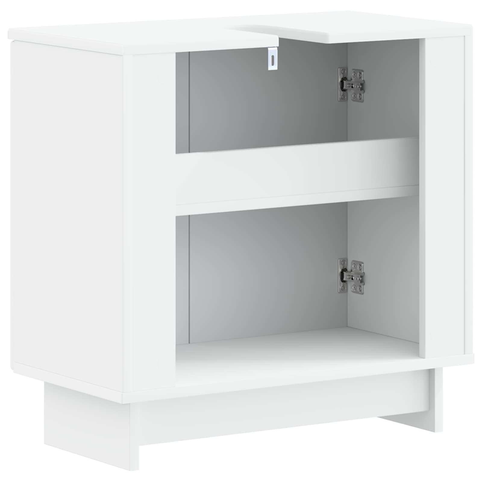 Bathroom Sink Cabinet UTRECHT White 59.5 x 31.5 x 59 cm
