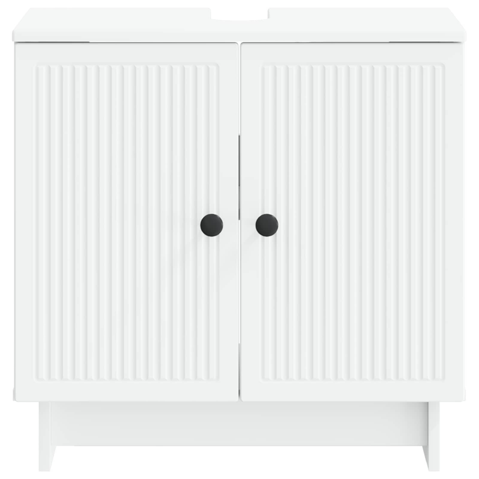 Bathroom Sink Cabinet UTRECHT White 59.5 x 31.5 x 59 cm