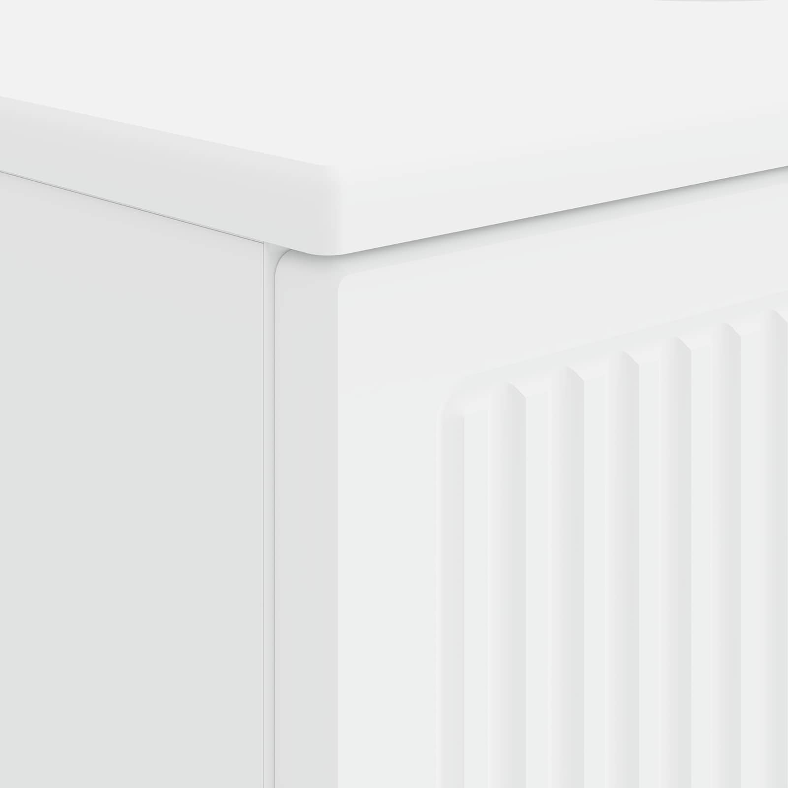 Bathroom Sink Cabinet EDE White 82 x 41 x 59 cm Engineered Wood