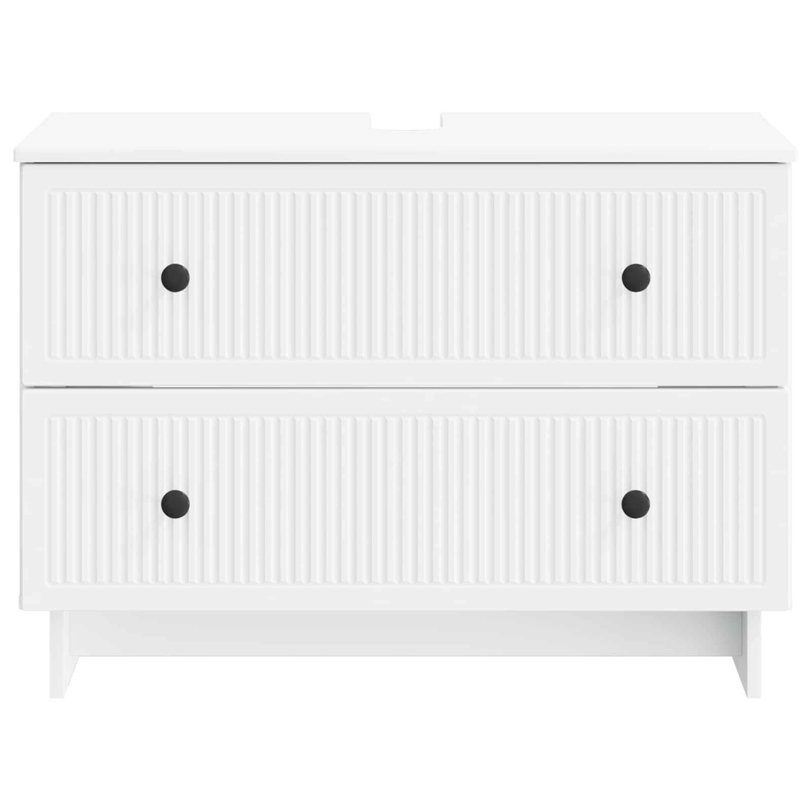 Bathroom Sink Cabinet EDE White 82 x 41 x 59 cm Engineered Wood