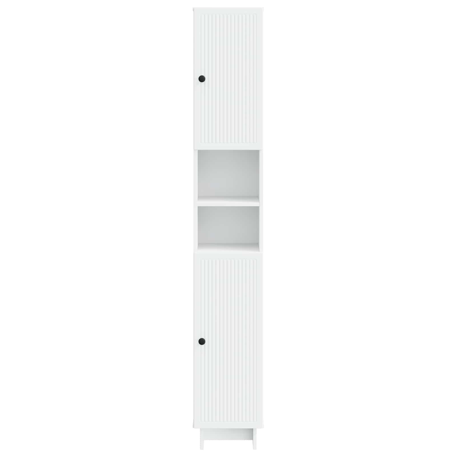 Bathroom Cabinet with Open Shelf EDE White 30 x 31 x 190 cm