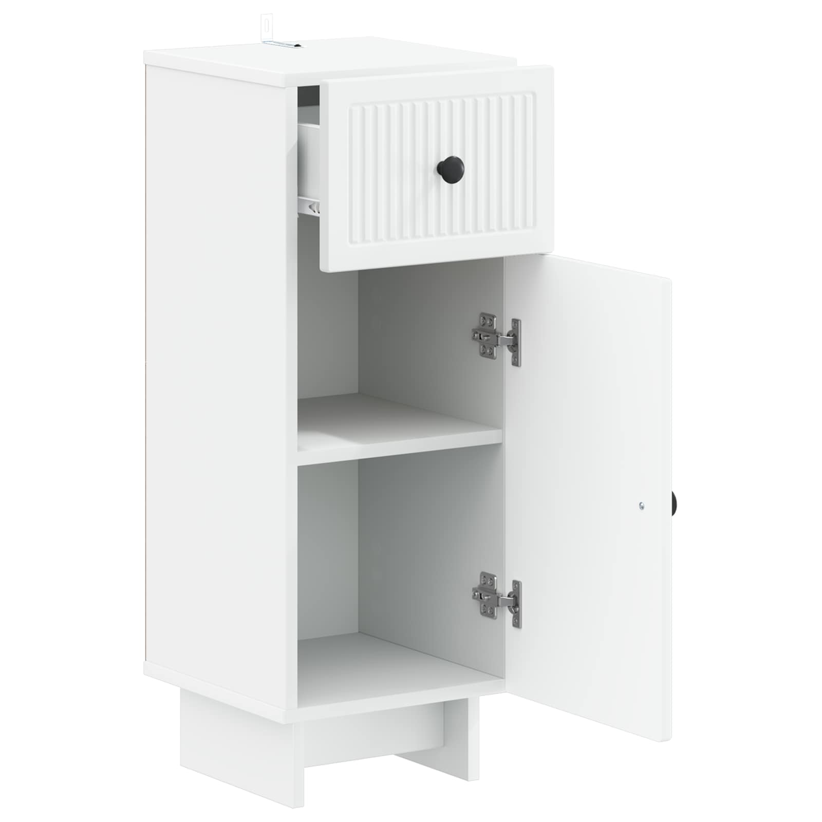 Bathroom Storage Cabinet EDE White 30 x 31 x 80 cm