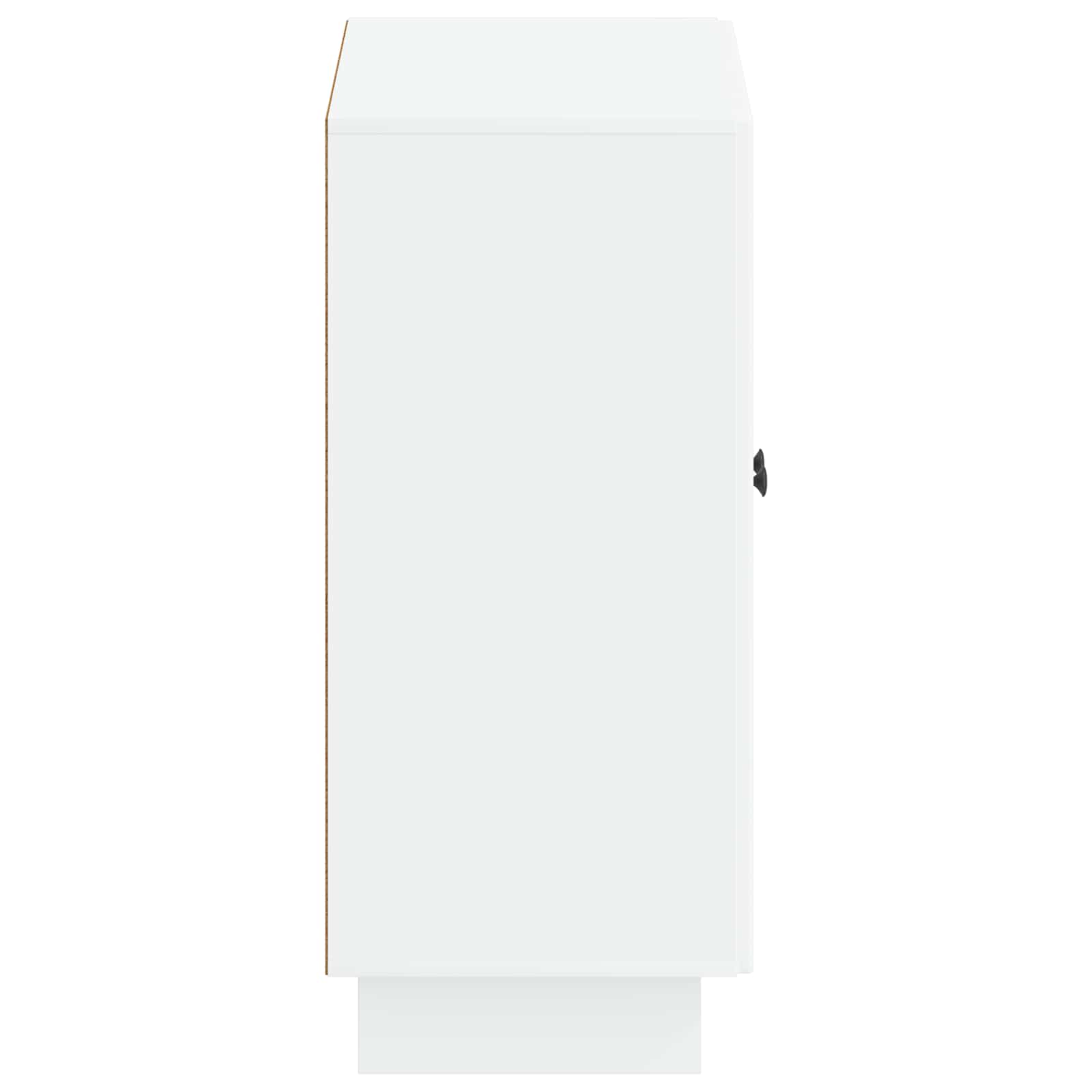Shoe Cabinet EDE 59.5 x 39.5 x 90 cm Engineered Wood White
