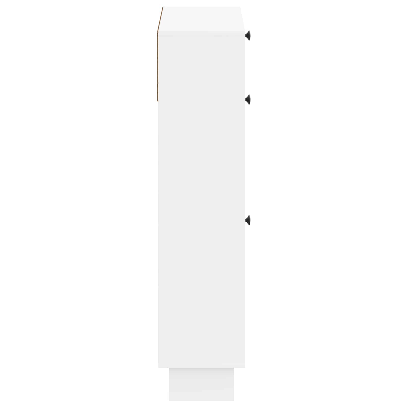 Shoe Cabinet EDE 78 x 24 x 103 cm Engineered Wood White