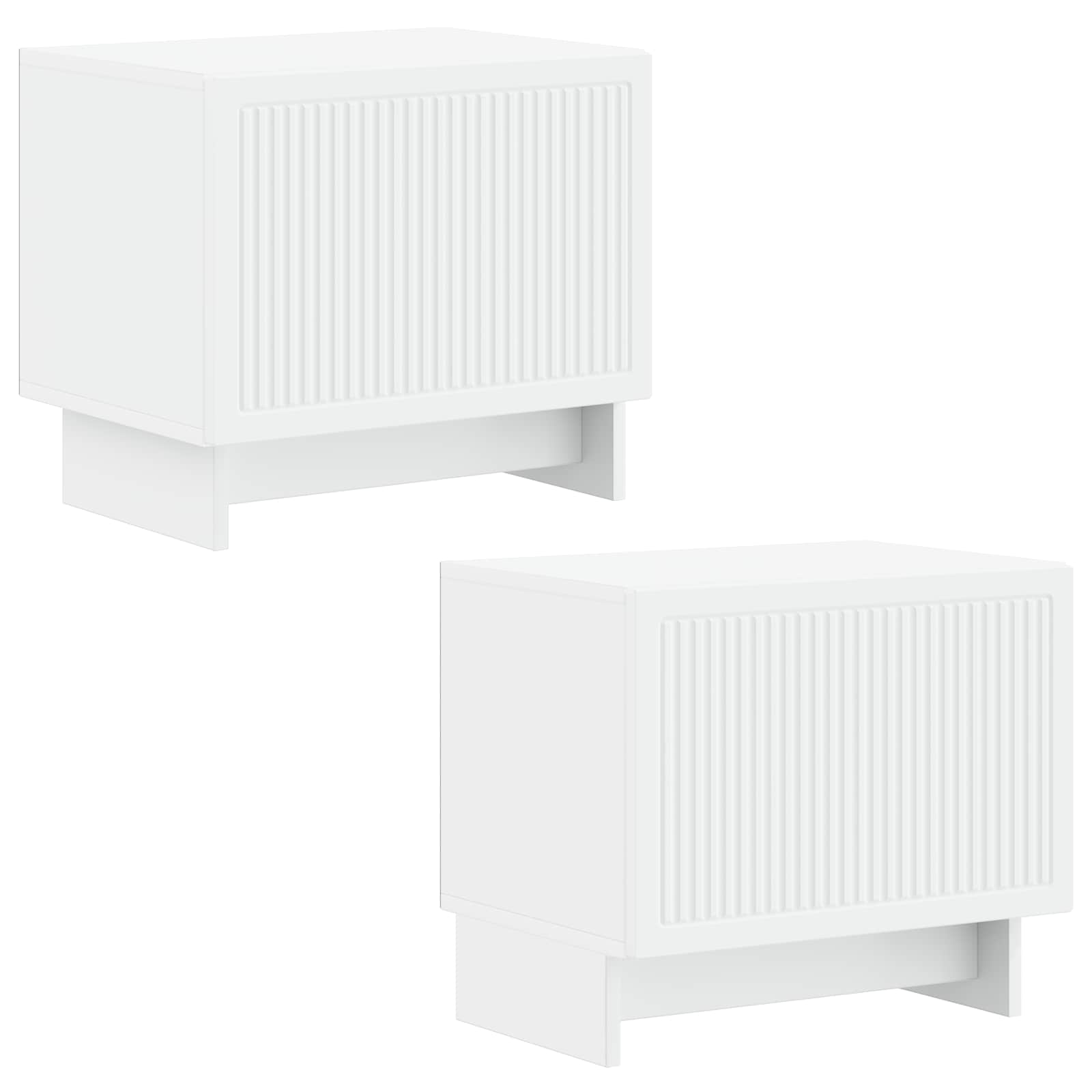 TV Cabinet White Engineered Wood