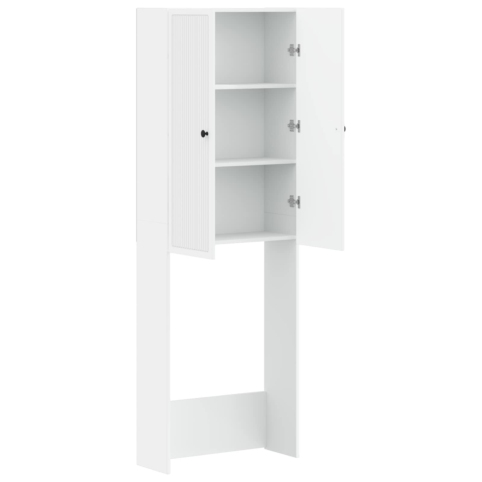 Toilet Cabinet EDE White 66 x 25.5 x 190 cm Engineered Wood
