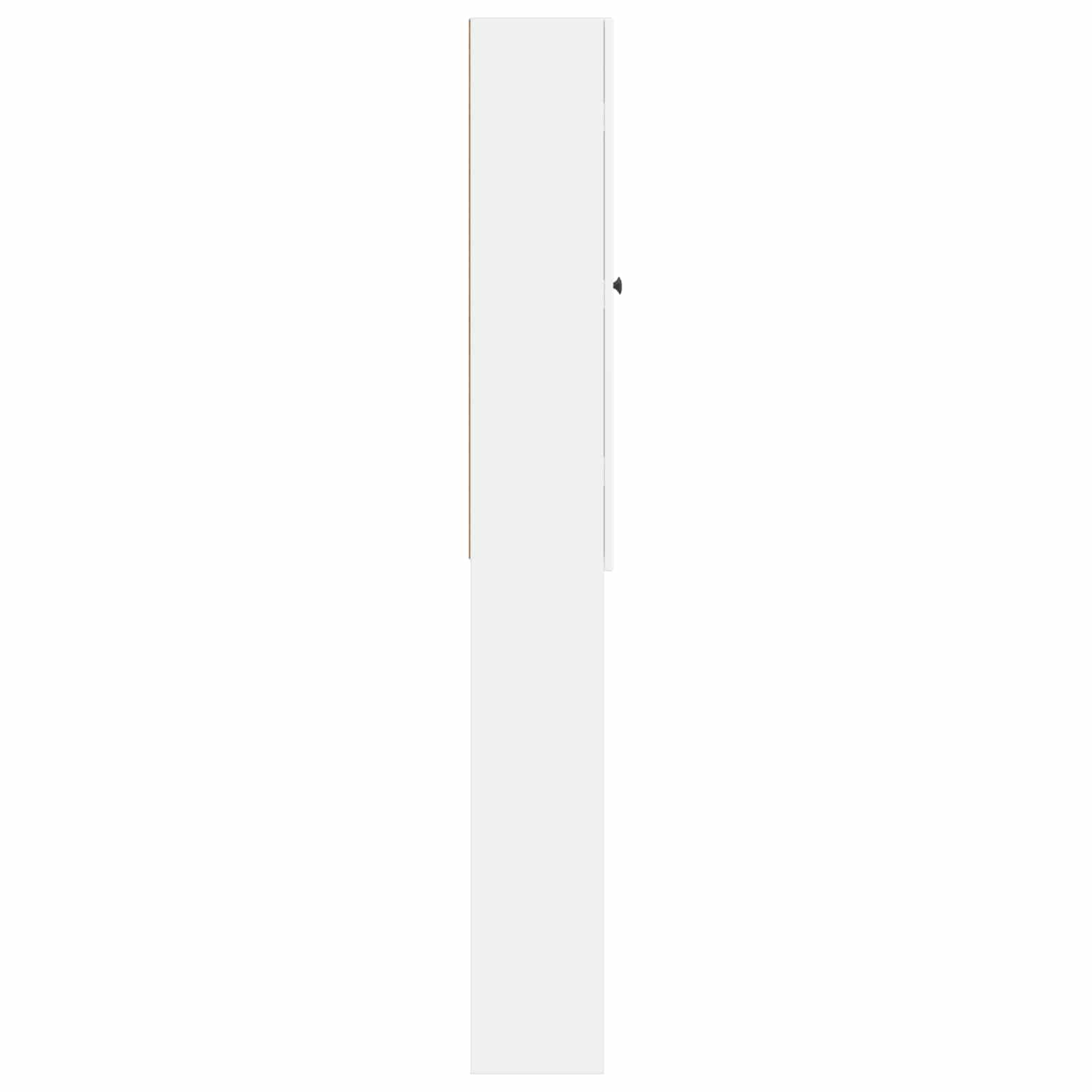 Toilet Cabinet EDE White 66 x 25.5 x 190 cm Engineered Wood