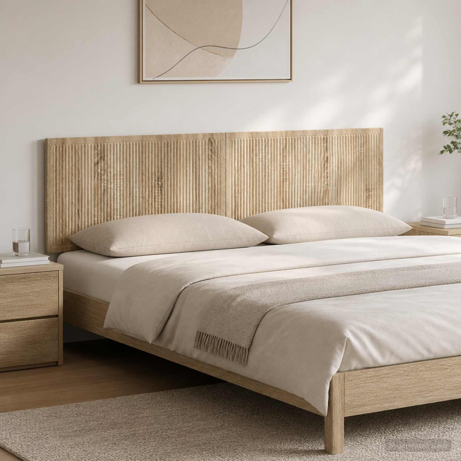 Wall-Mounted Headboard EDE Sonoma Oak Engineered Wood