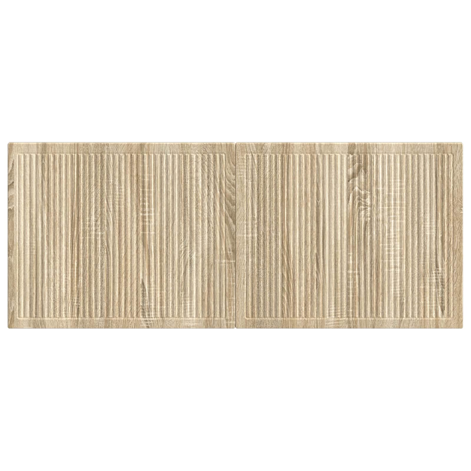 Wall-Mounted Headboard EDE Sonoma Oak Engineered Wood
