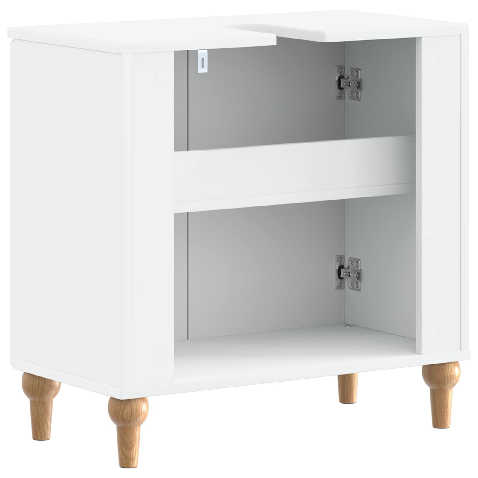 Bathroom Sink Cabinet ALKMAAR White 59.5 x 31.5 x 59 cm
