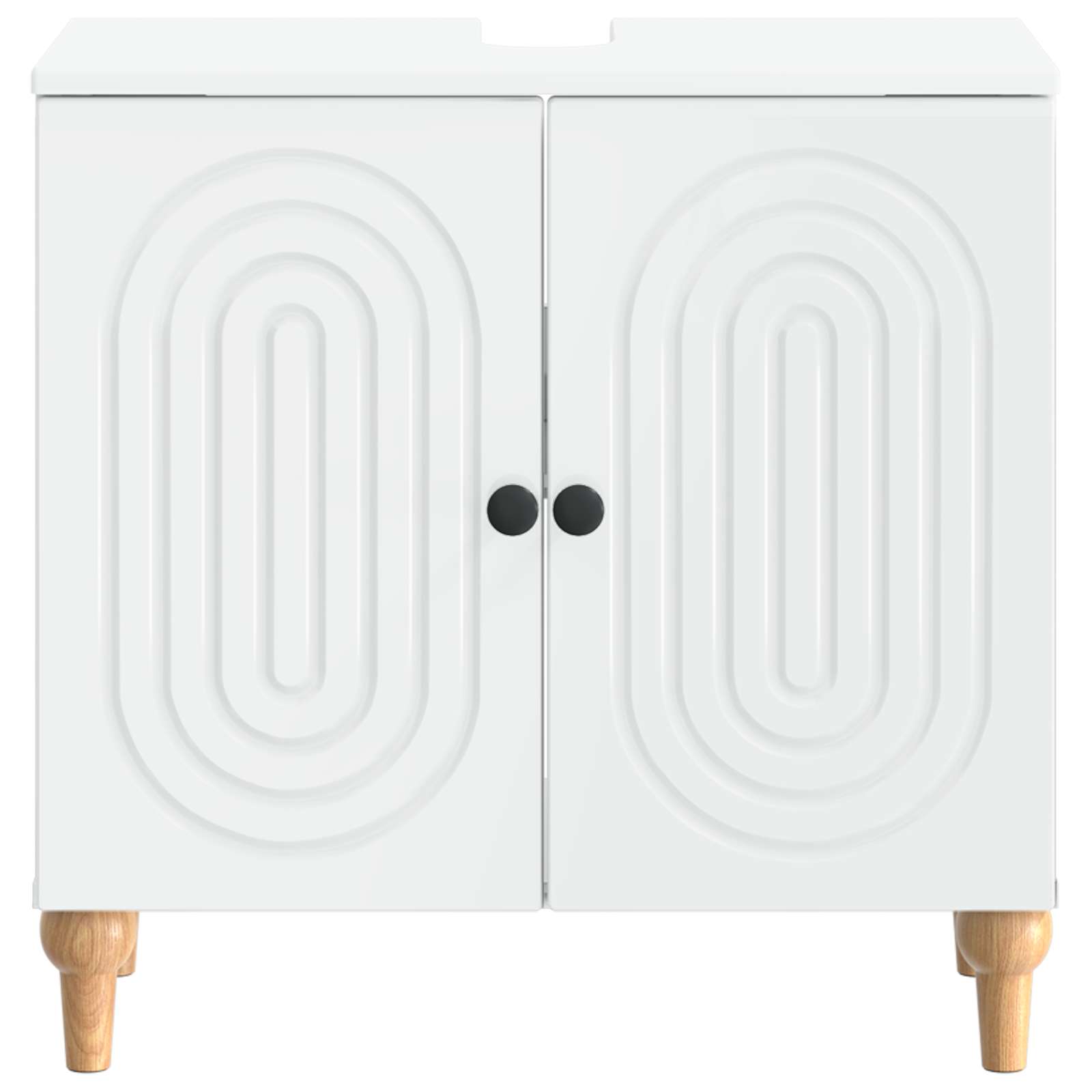 Bathroom Sink Cabinet ALKMAAR White 59.5 x 31.5 x 59 cm