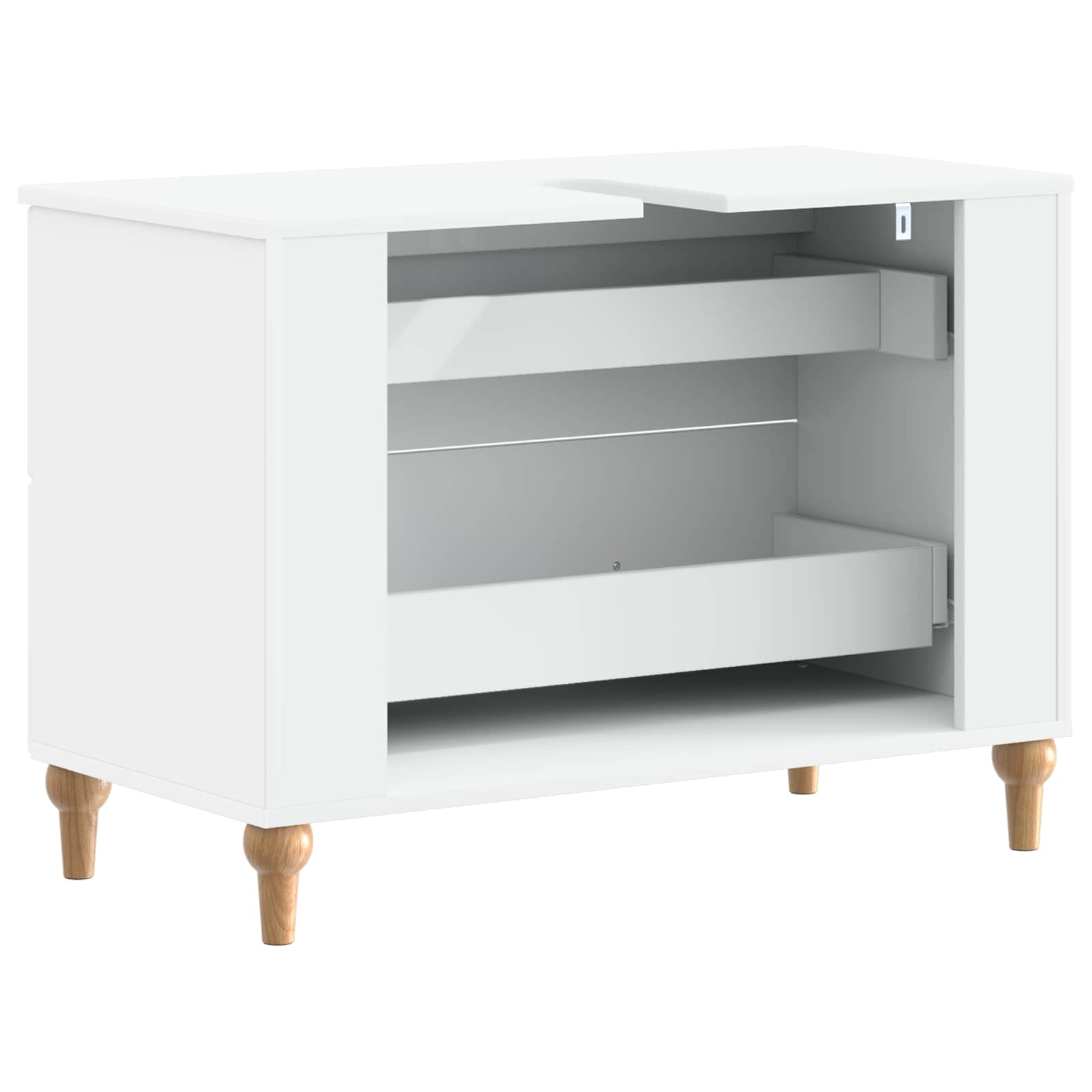 Bathroom Sink Cabinet ALKMAAR White 82 x 41 x 59 cm