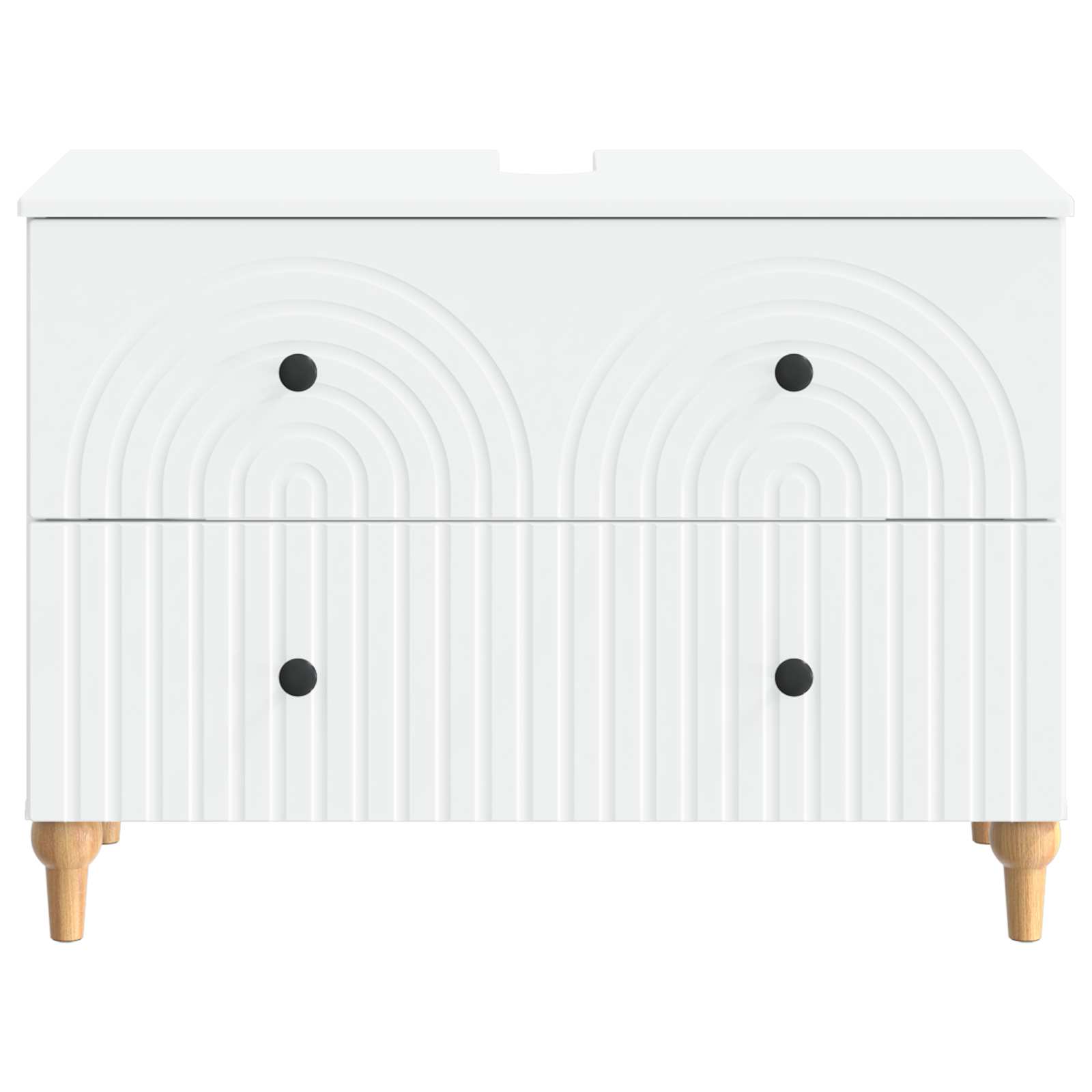 Bathroom Sink Cabinet ALKMAAR White 82 x 41 x 59 cm