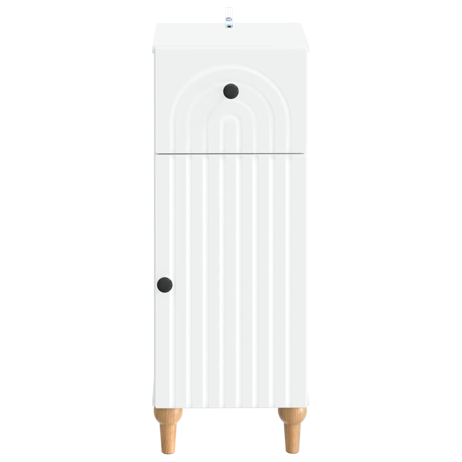 Bathroom Storage Cabinet ALKMAAR White 30 x 31 x 80 cm
