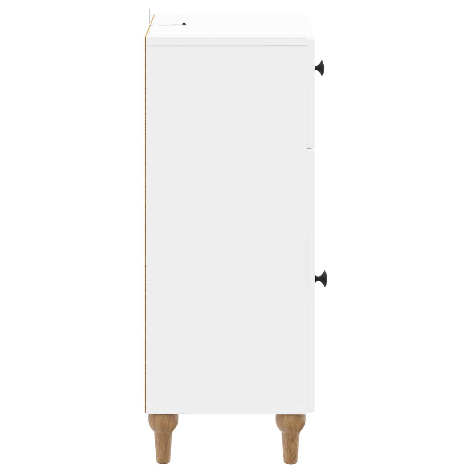 Bathroom Storage Cabinet ALKMAAR White 30 x 31 x 80 cm