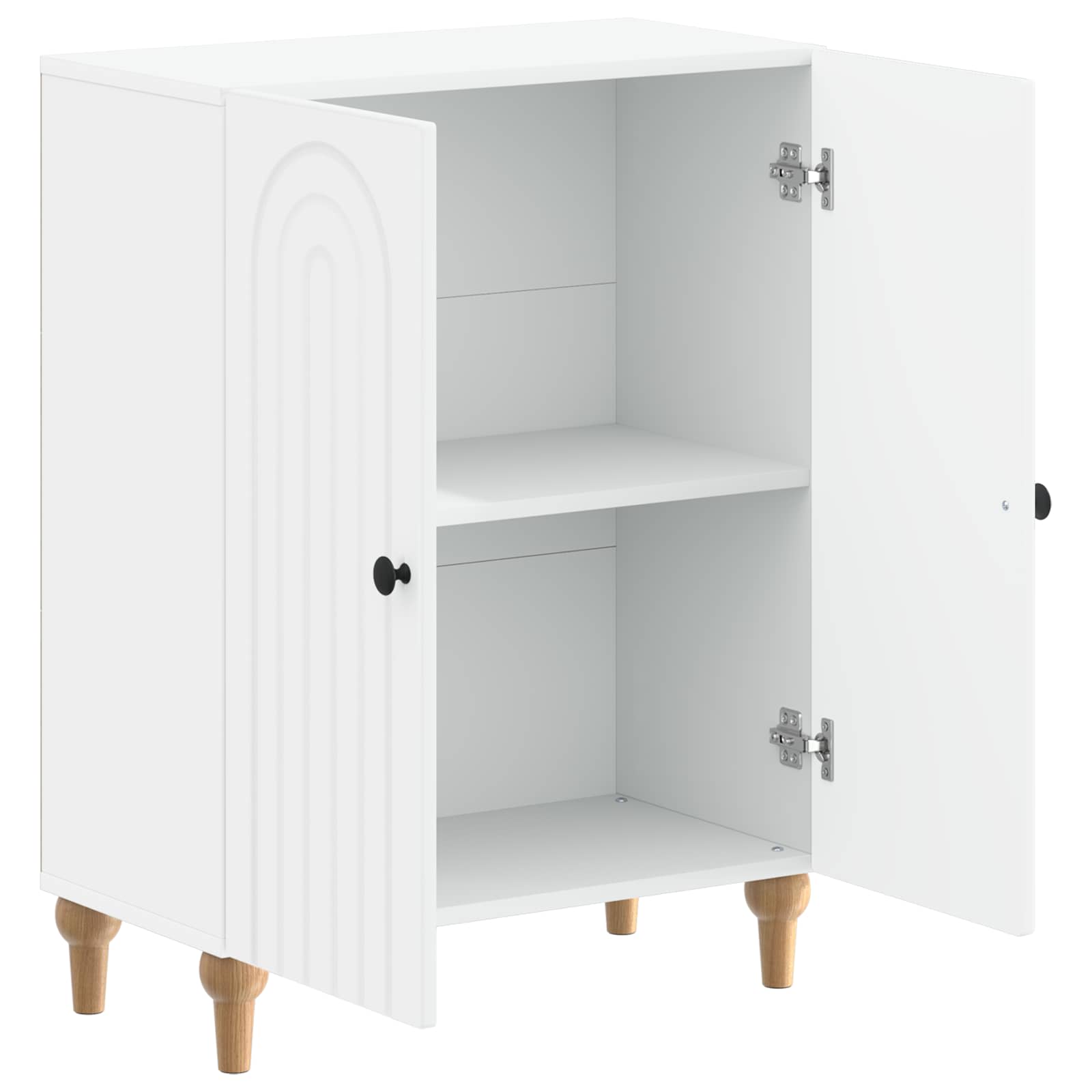 Bathroom Storage Cabinet ALKMAAR White 59.5 x 31 x 80 cm