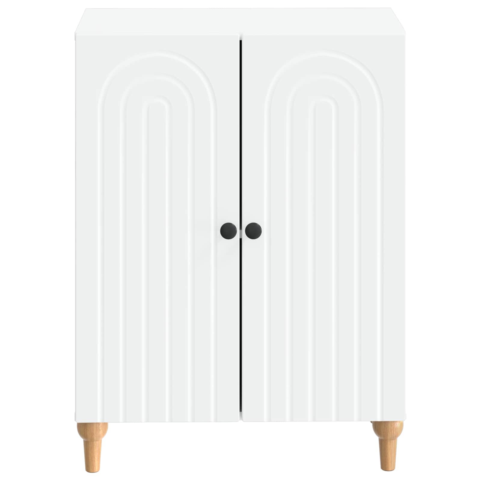 Bathroom Storage Cabinet ALKMAAR White 59.5 x 31 x 80 cm
