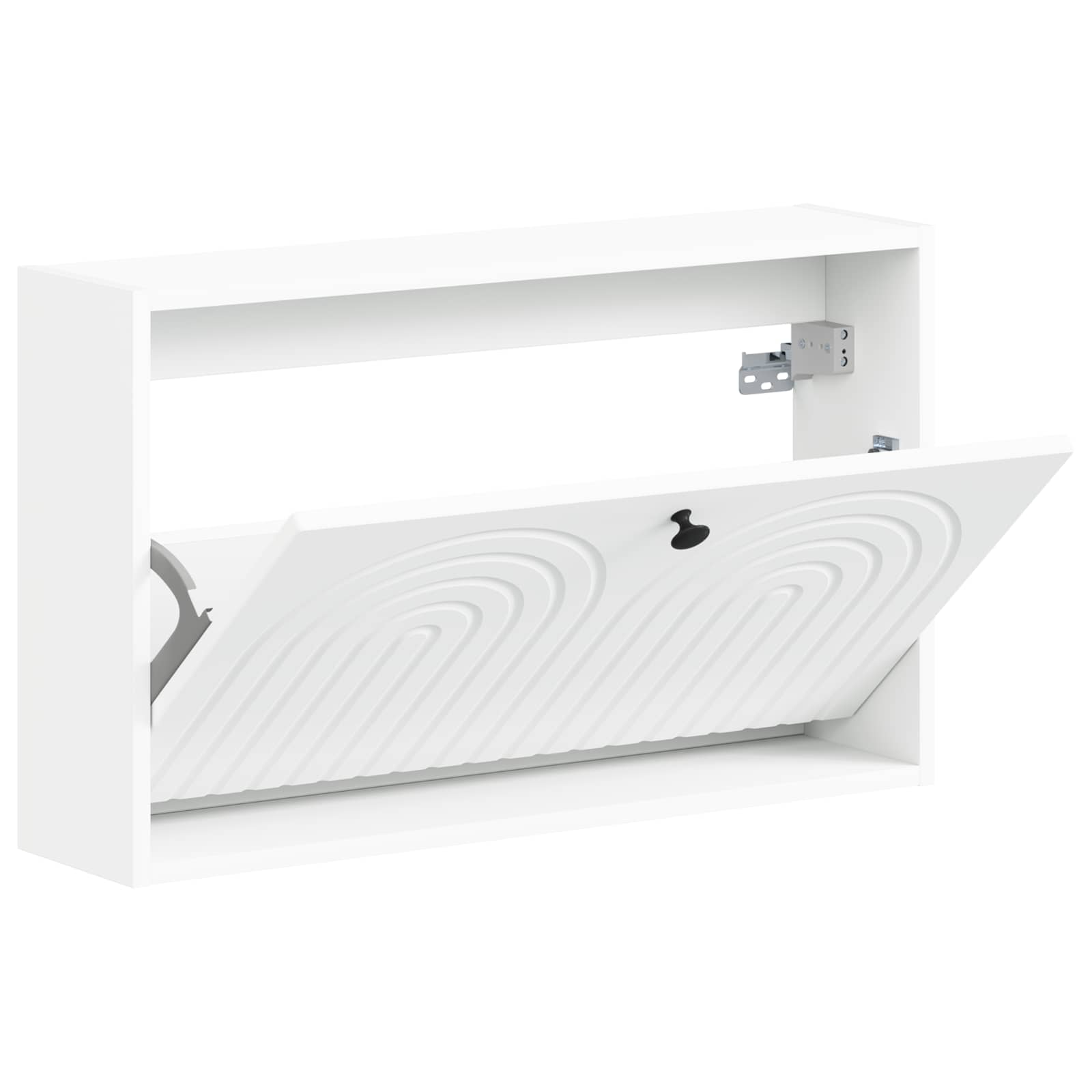 Wall-Mounted Shoe Cabinet ALKMAAR 71 x 17 x 43 cm White