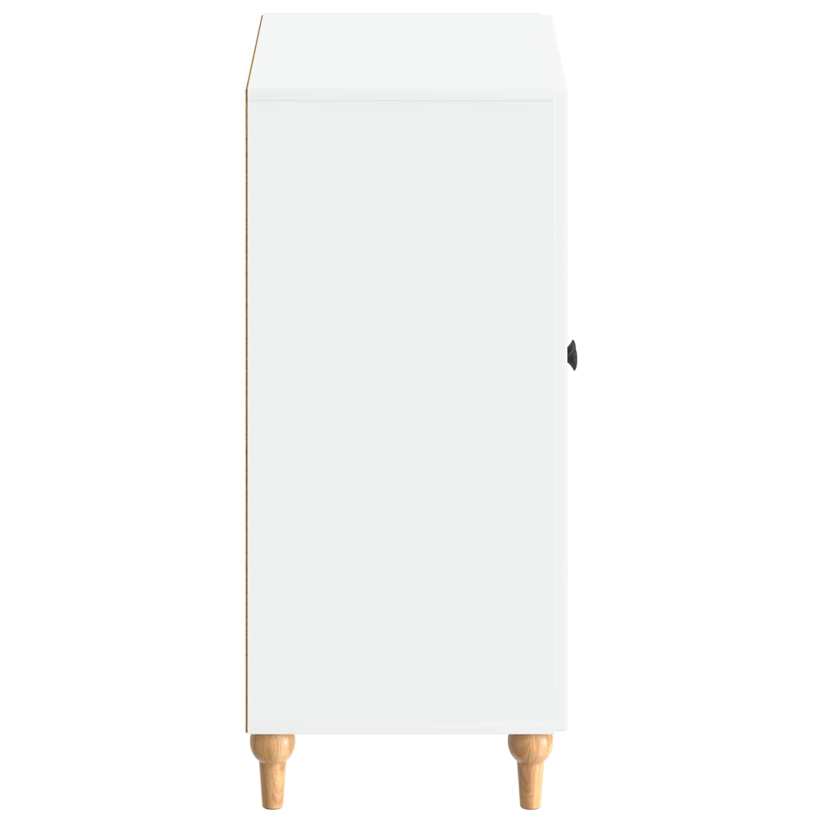 Shoe Cabinet ALKMAAR 59.5 x 39.5 x 90 cm Engineered Wood White