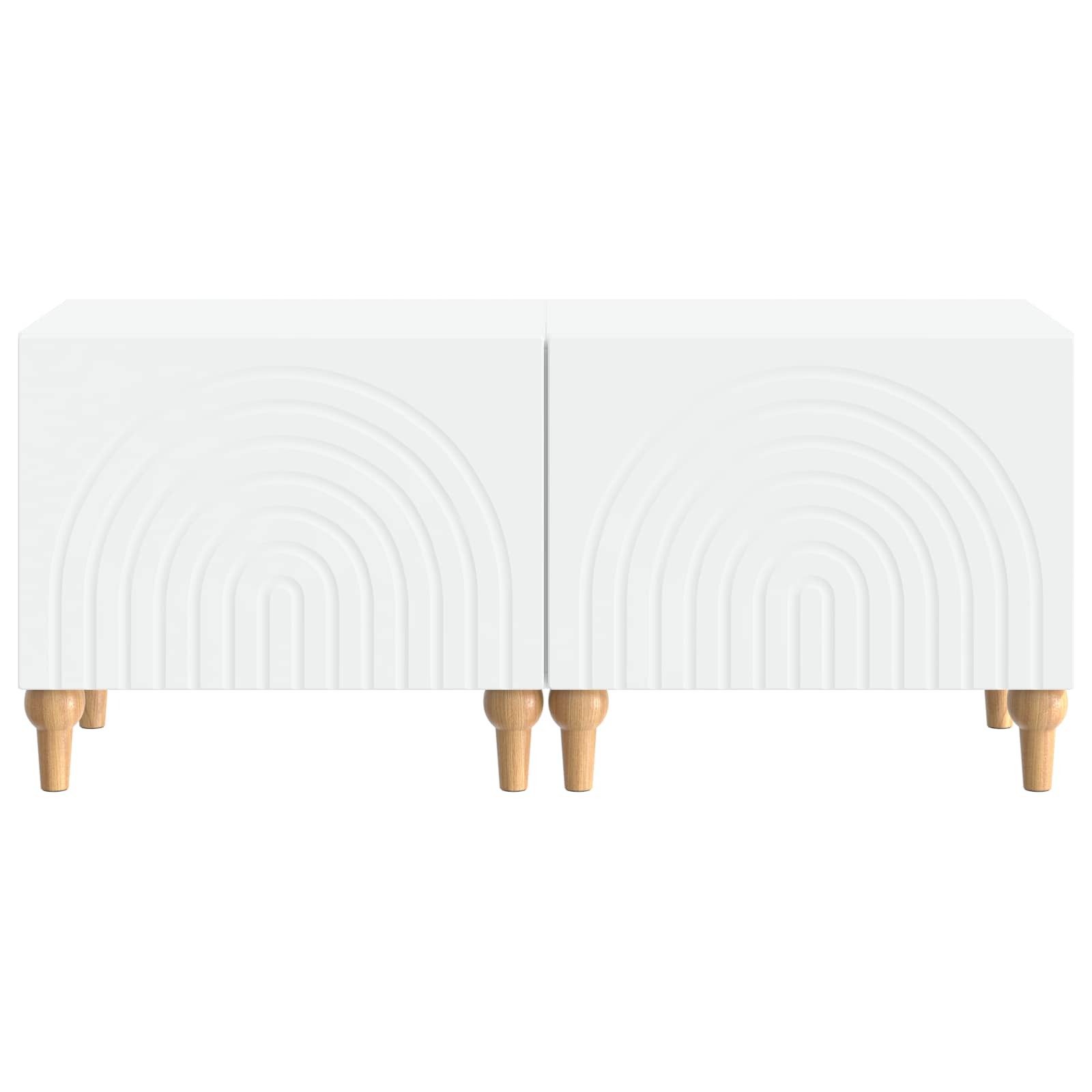 TV Cabinet White Engineered Wood
