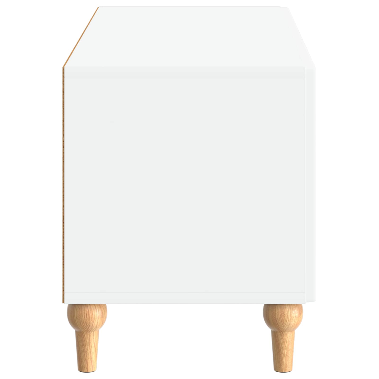 TV Cabinet White Engineered Wood