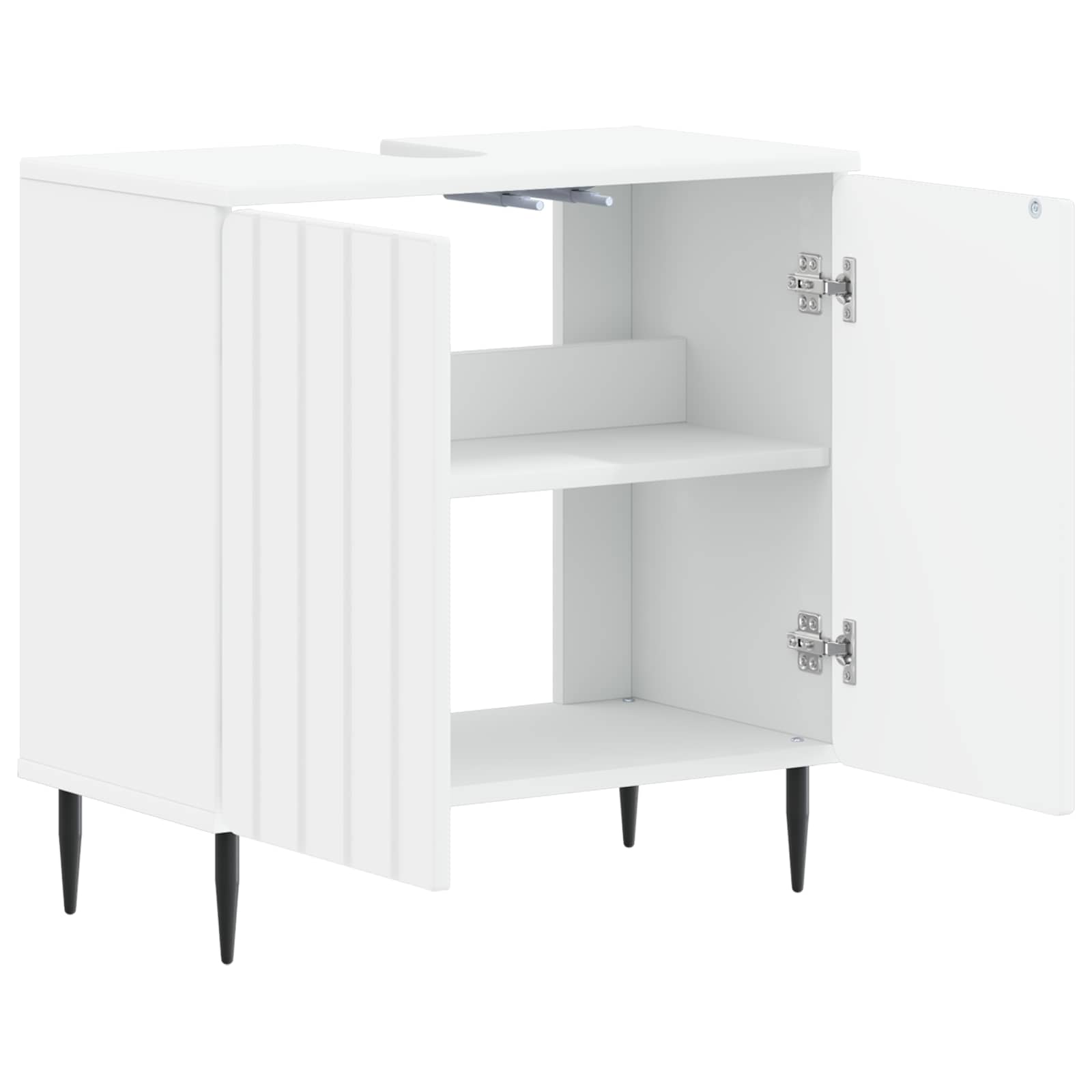 Bathroom Sink Cabinet ZWOLLE White 59.5 x 31.5 x 59 cm