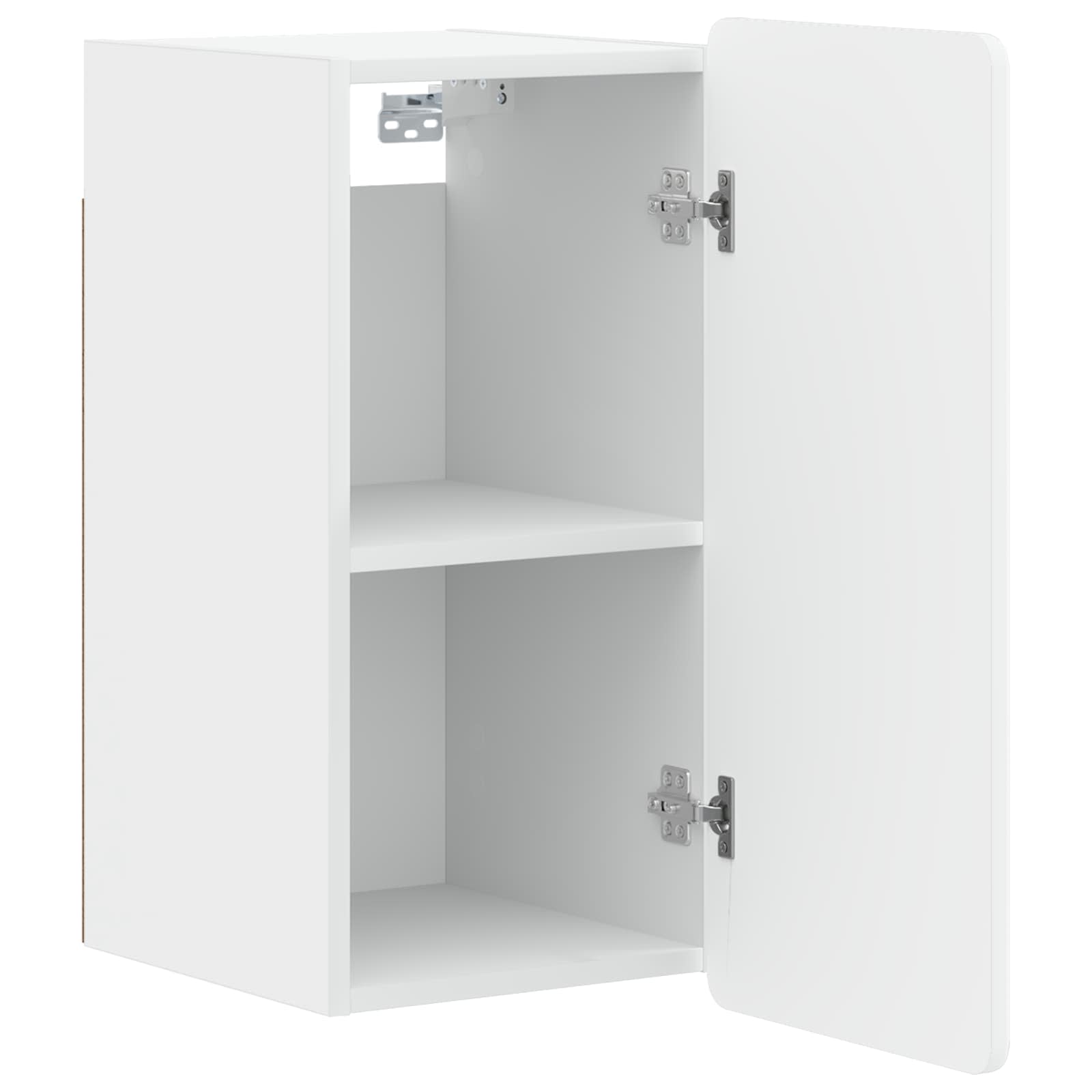 Bathroom Wall Cabinet ZWOLLE White 30 x 31 x 63 cm