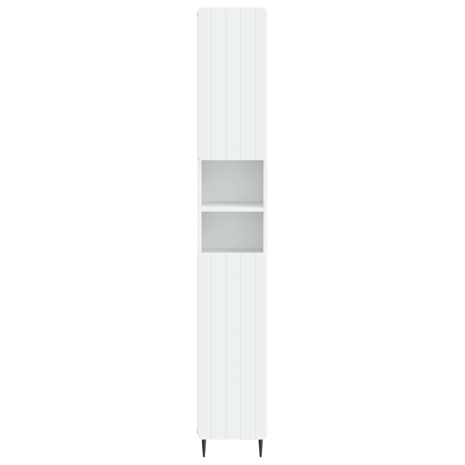 Bathroom Cabinet with Open Shelf ZWOLLE White