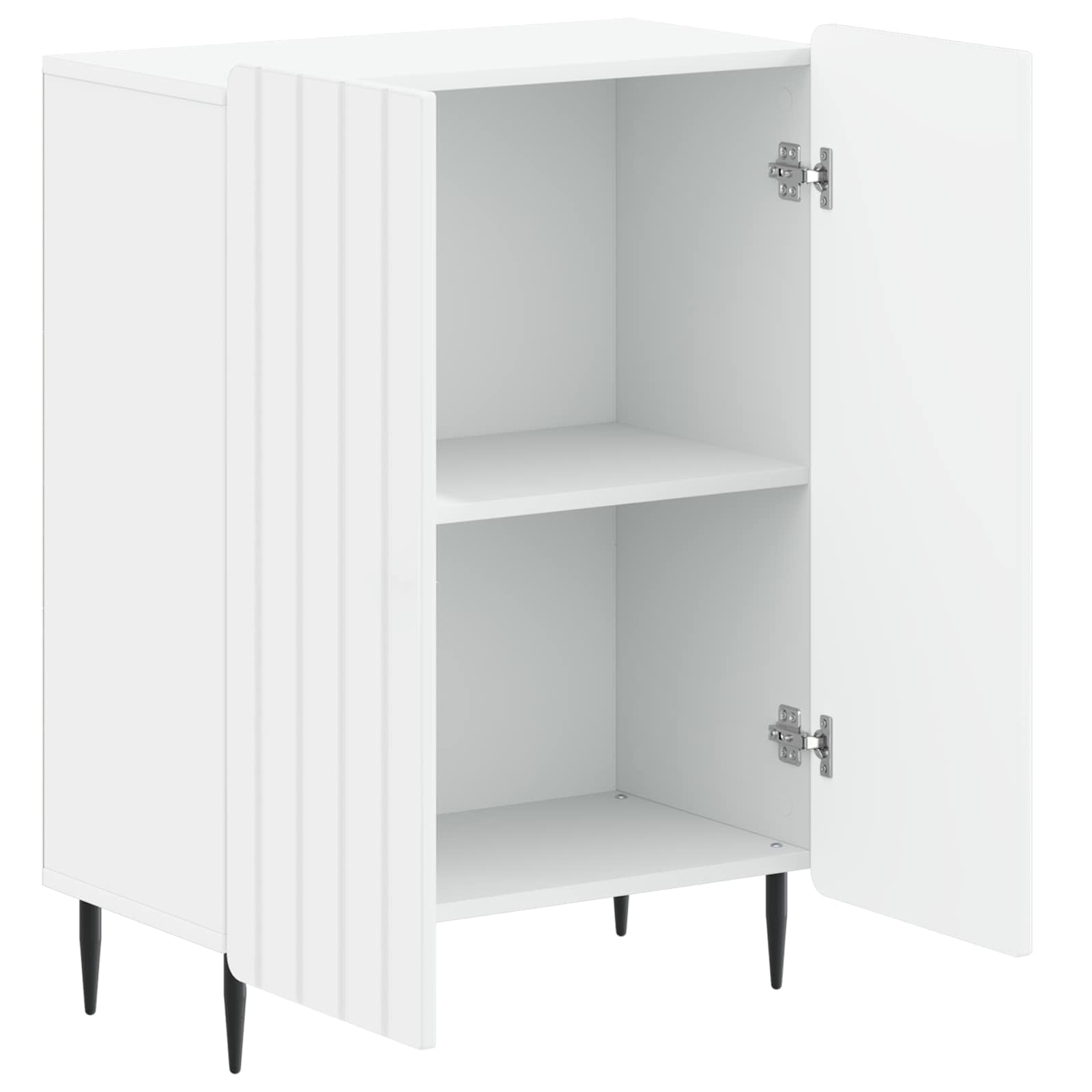 Bathroom Storage Cabinet ZWOLLE White 59.5 x 31 x 79.5 cm