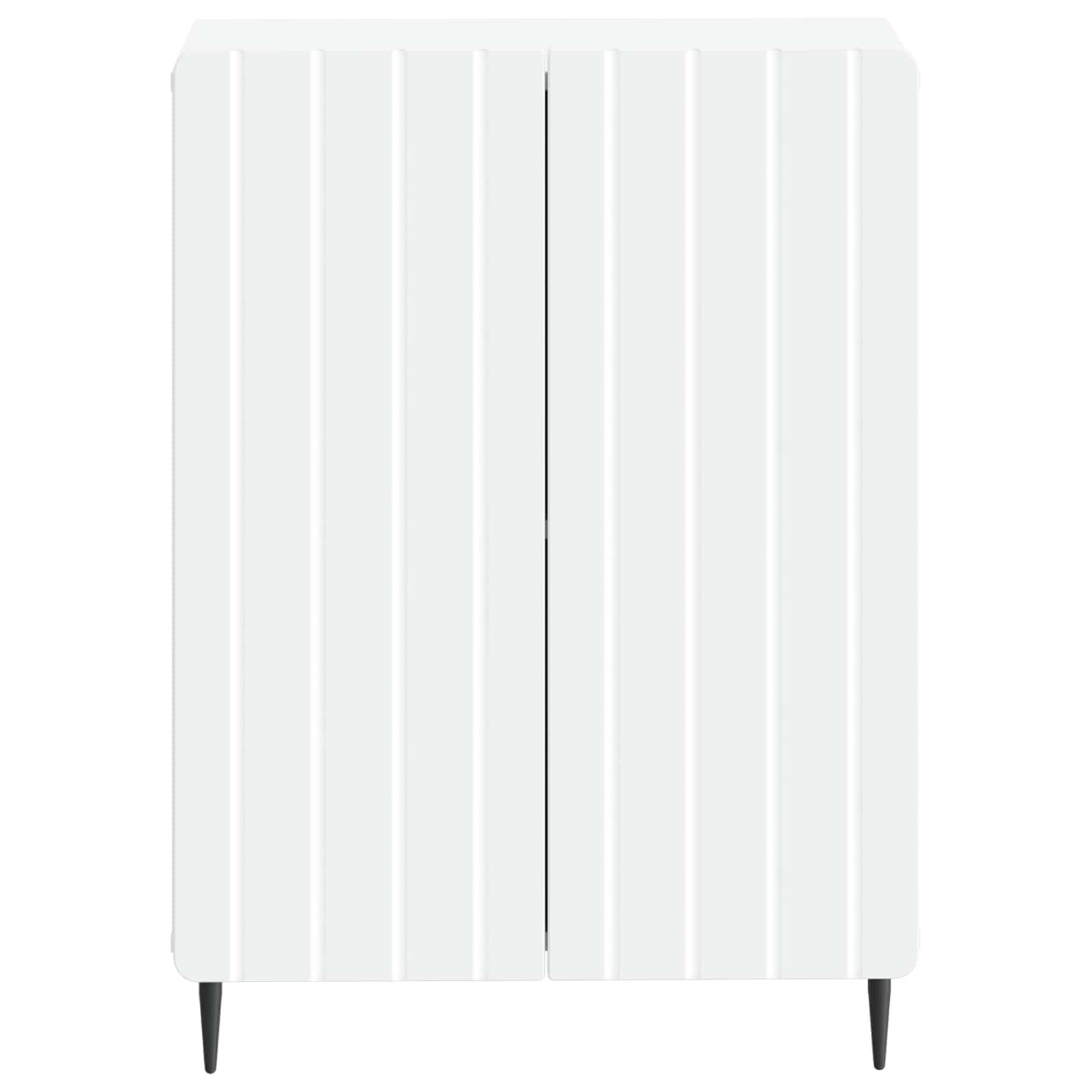Bathroom Storage Cabinet ZWOLLE White 59.5 x 31 x 79.5 cm