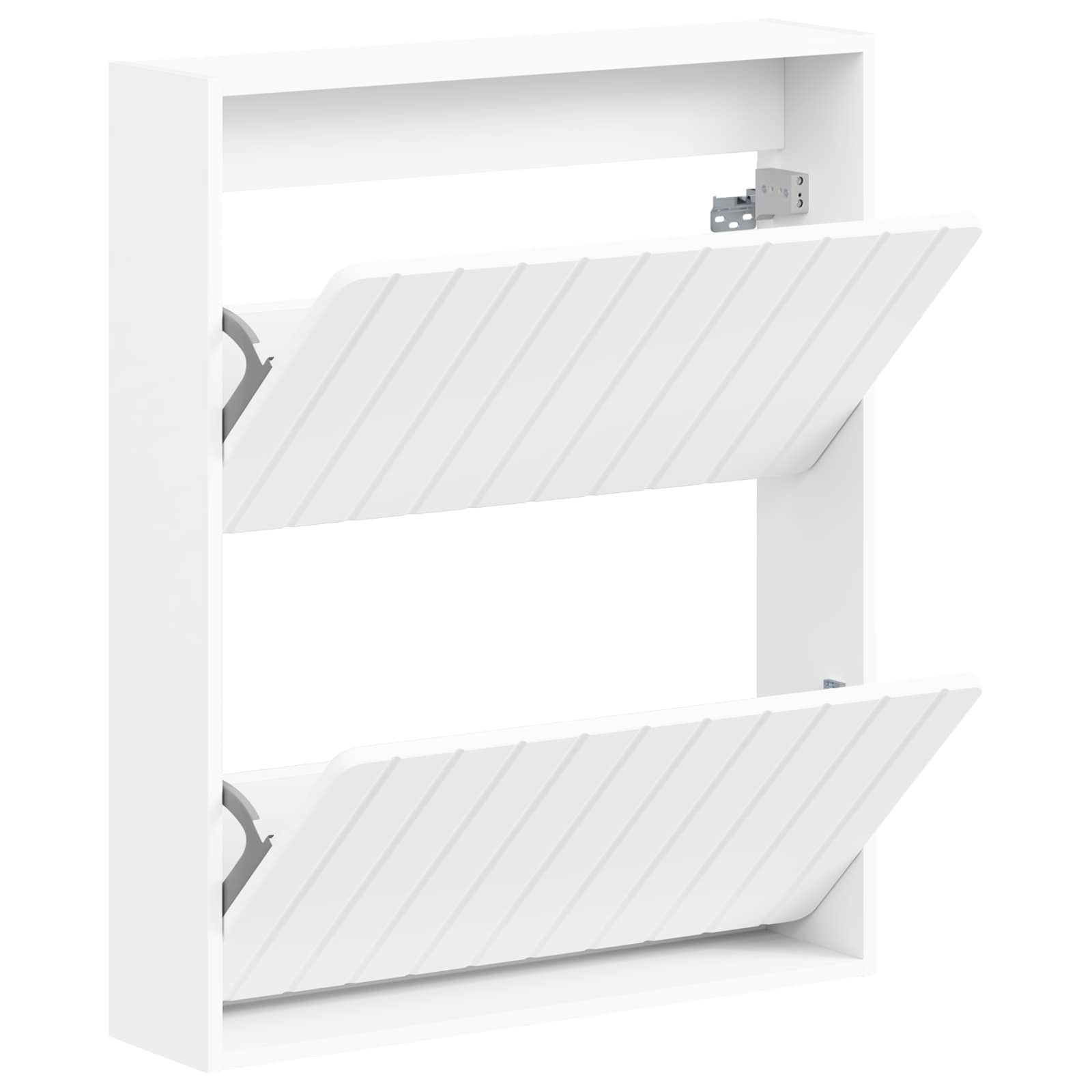 Wall-Mounted Shoe Cabinet ZWOLLE 71 x 17 x 86 cm White