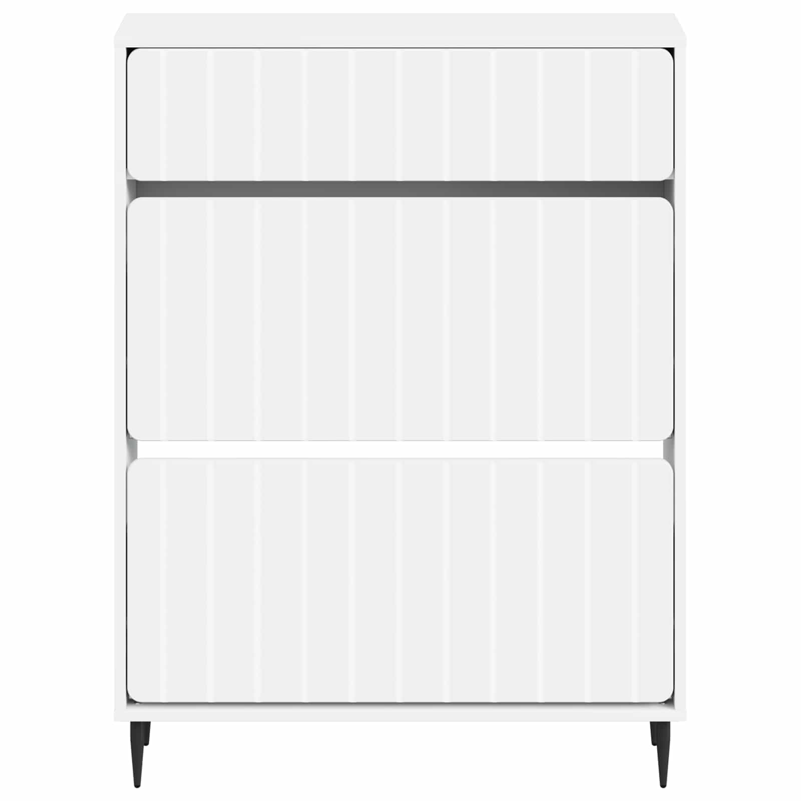 Shoe Cabinet ZWOLLE 78 x 24 x 103 cm Engineered Wood White