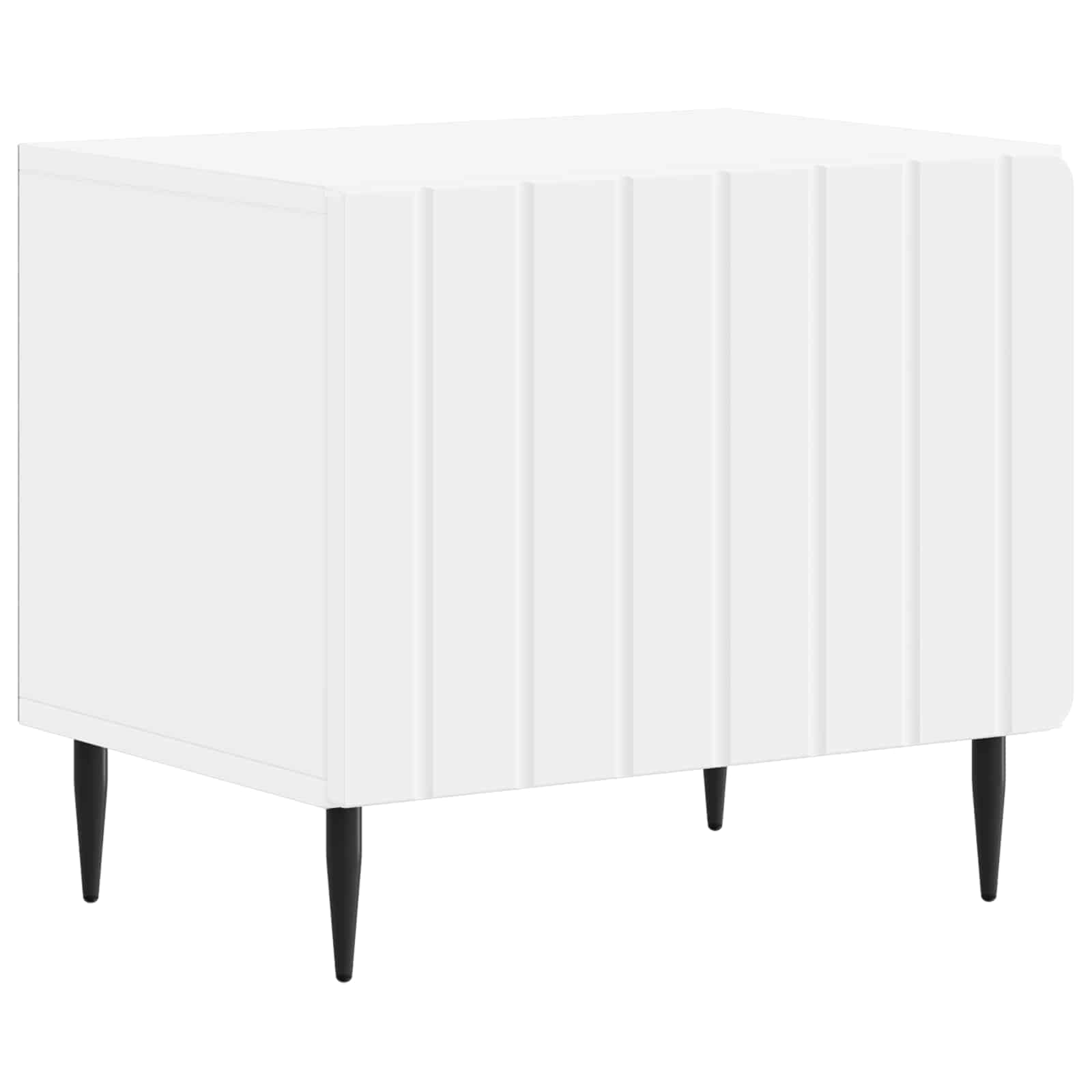 TV Cabinet White Engineered Wood
