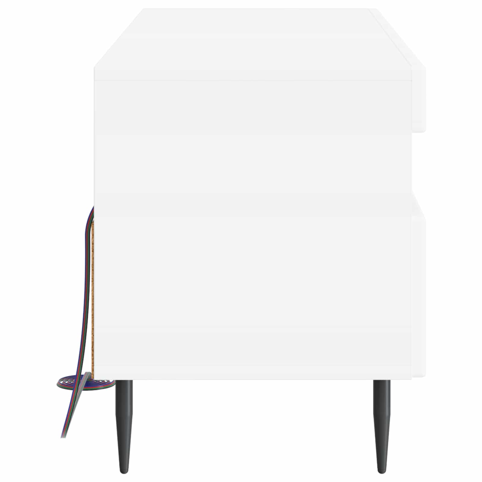 LED TV Cabinet White Engineered Wood