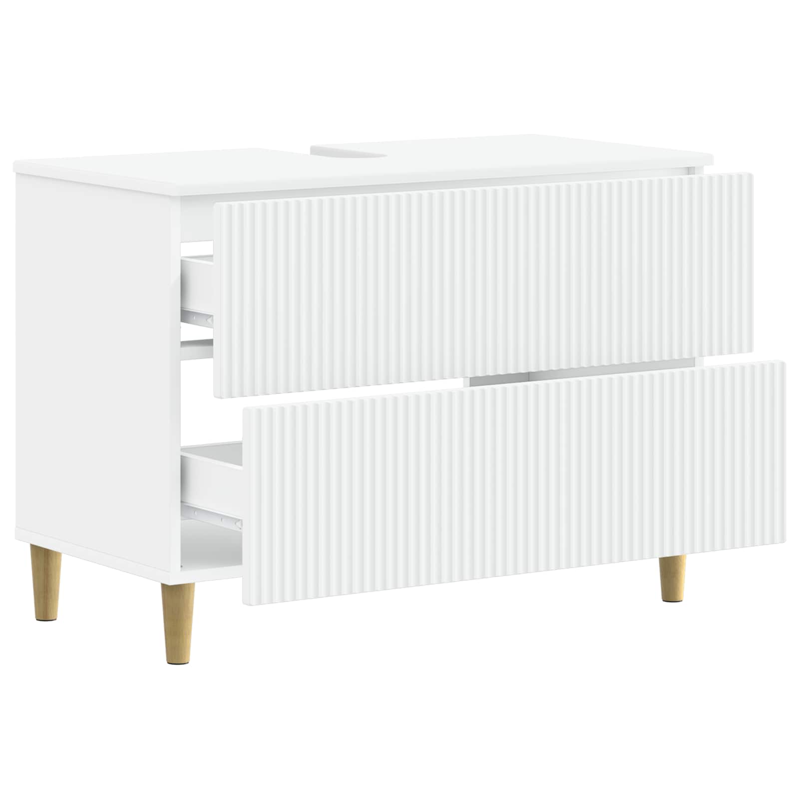 Bathroom Sink Cabinet ARNHEM White 82 x 41 x 59 cm