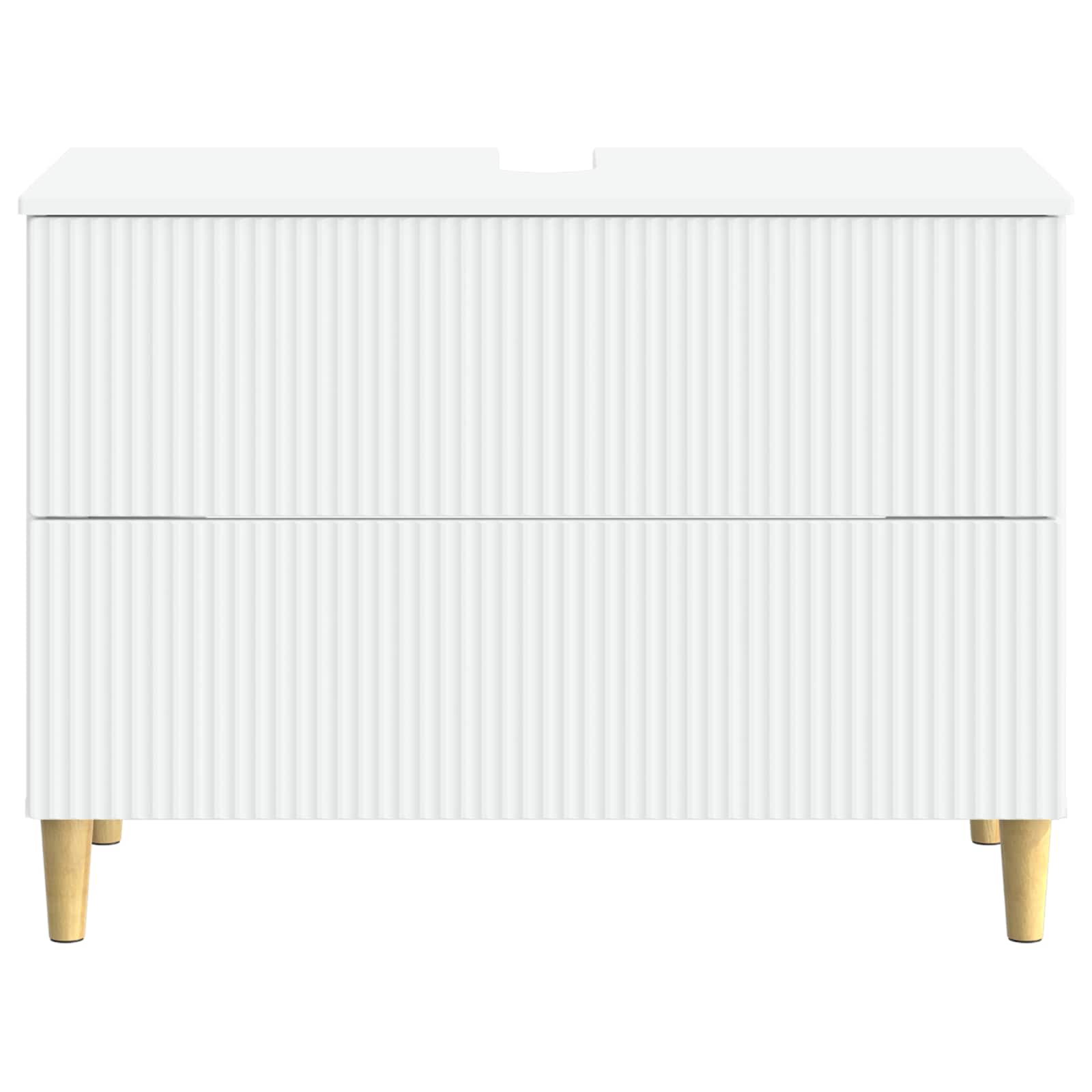 Bathroom Sink Cabinet ARNHEM White 82 x 41 x 59 cm