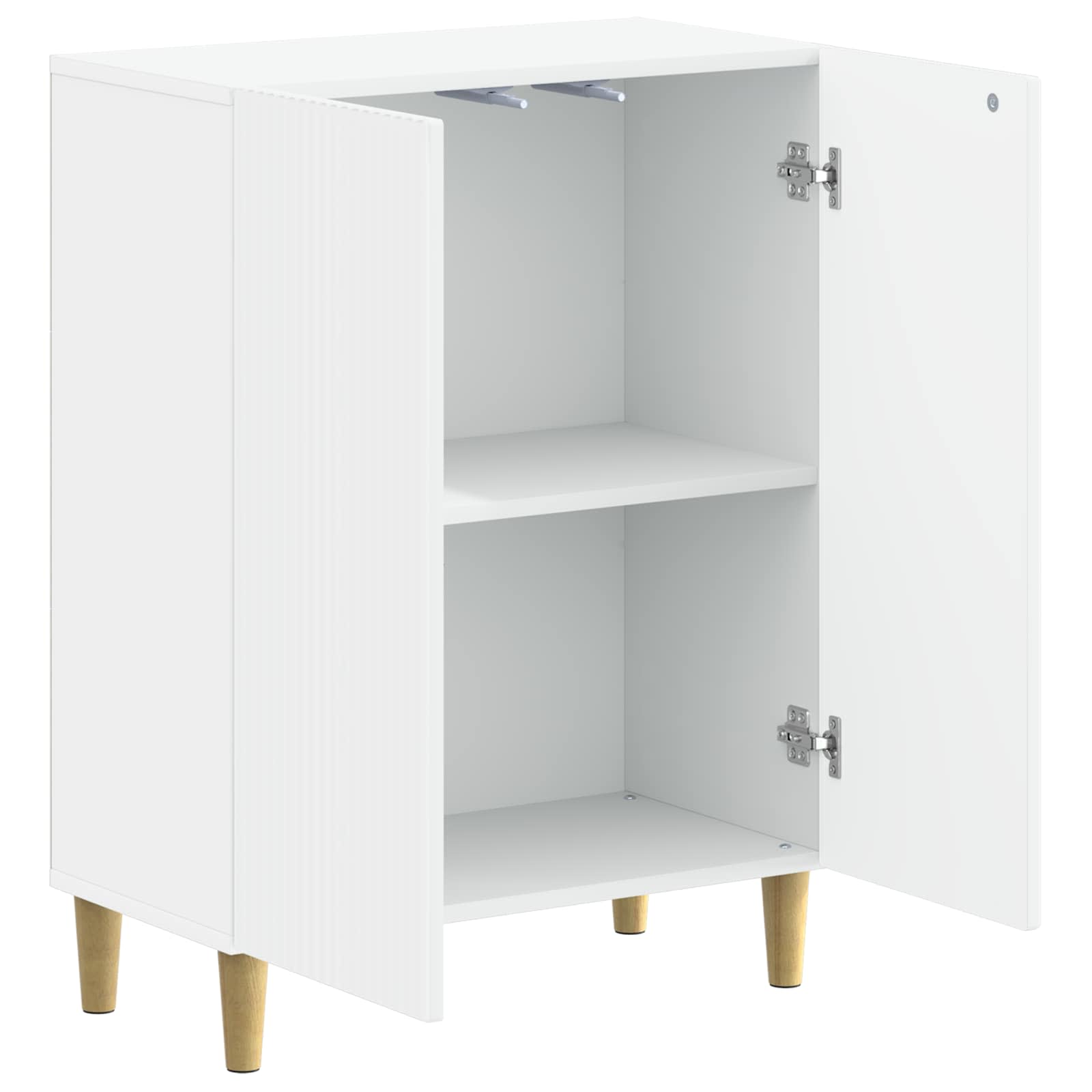 Bathroom Storage Cabinet ARNHEM White 59.5 x 31 x 80 cm