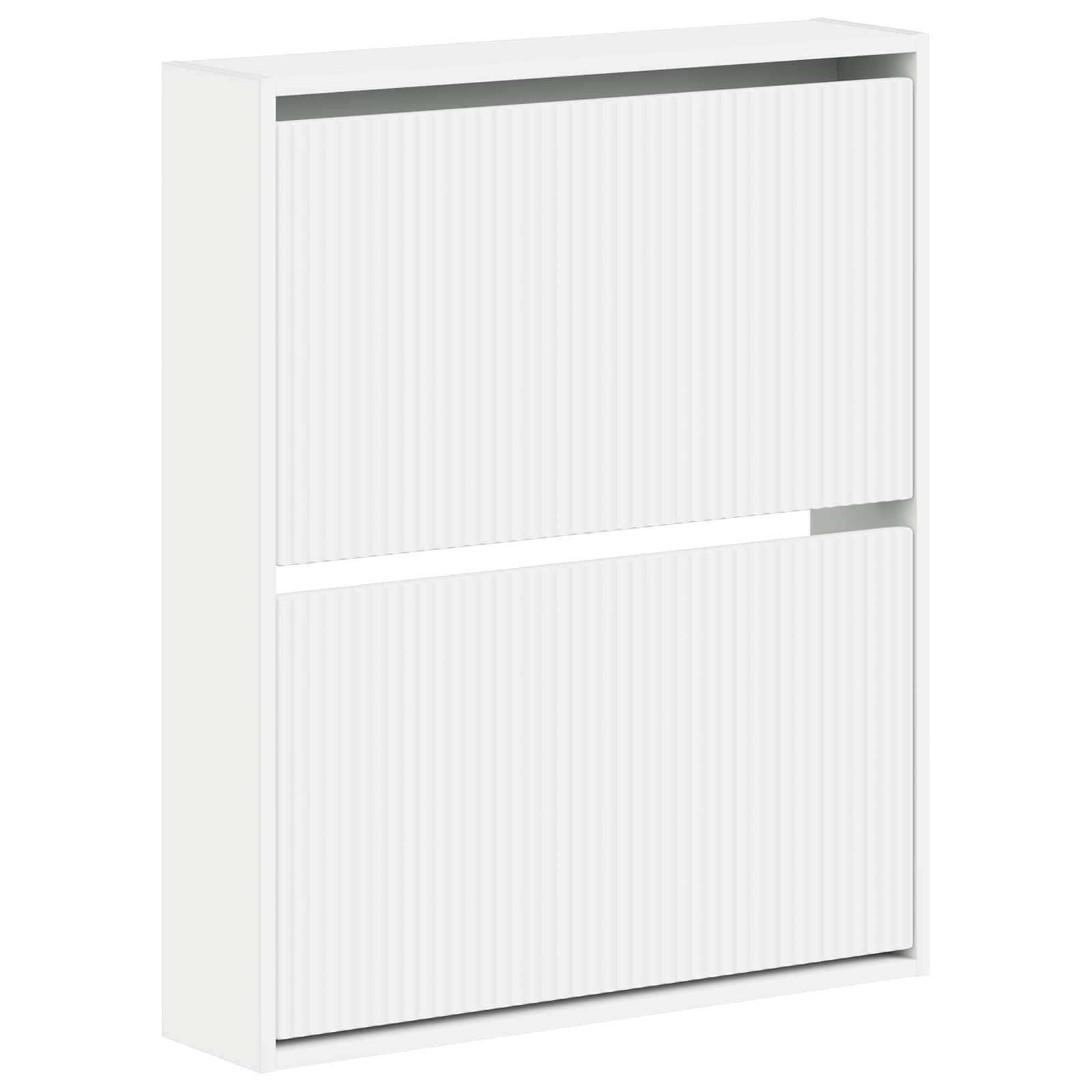 Wall-Mounted Shoe Cabinet ARNHEM 71 x 17 x 86 cm White