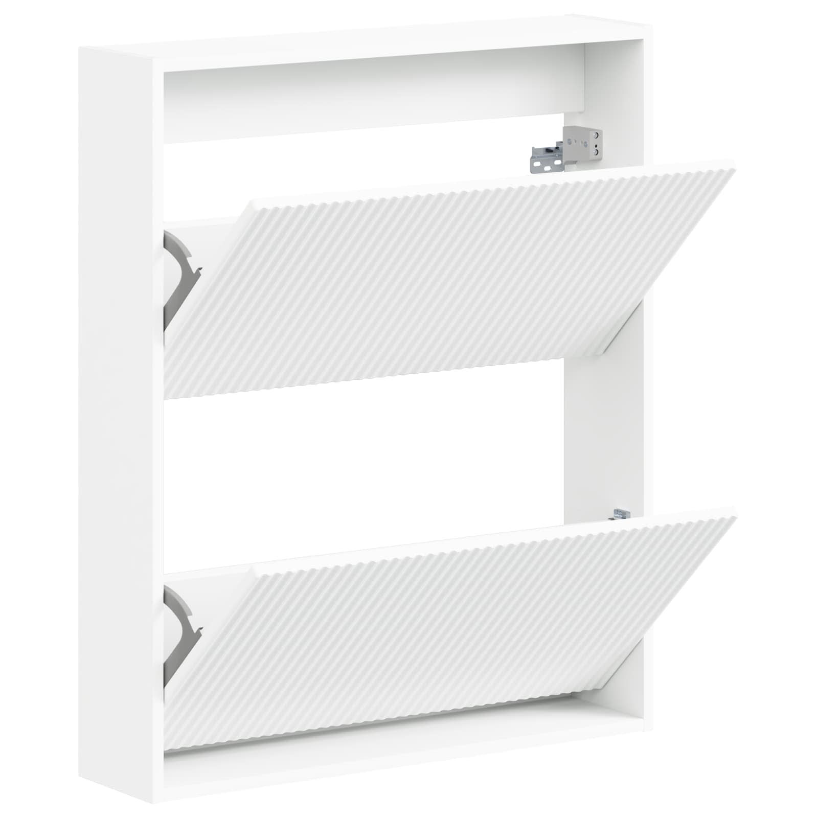 Wall-Mounted Shoe Cabinet ARNHEM 71 x 17 x 86 cm White
