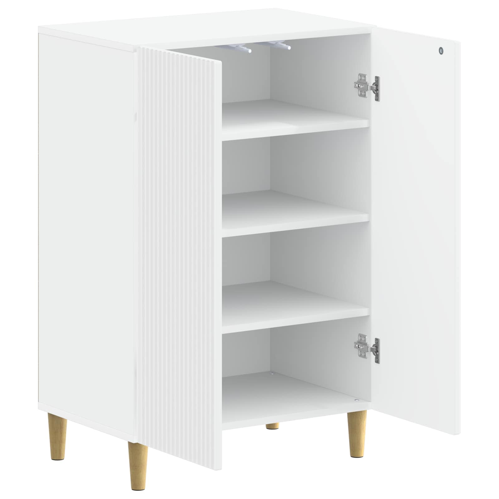 Shoe Cabinet ARNHEM 59.5 x 39.5 x 90 cm Engineered Wood White