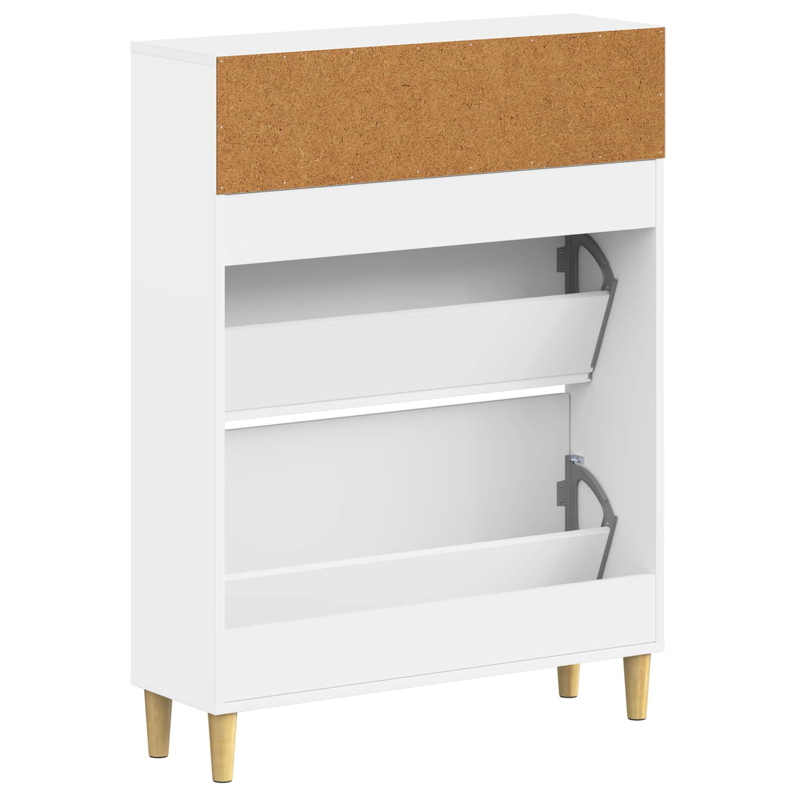 Shoe Cabinet ARNHEM 78 x 24 x 103 cm Engineered Wood White
