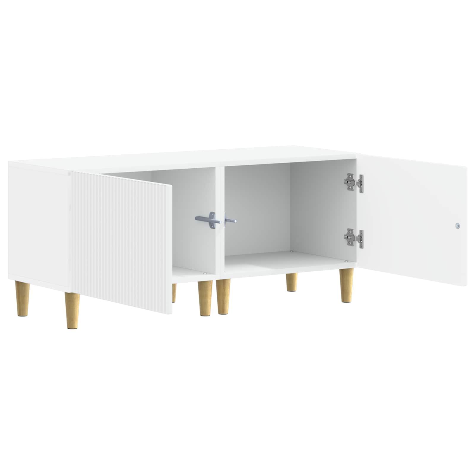 TV Cabinet White Engineered Wood