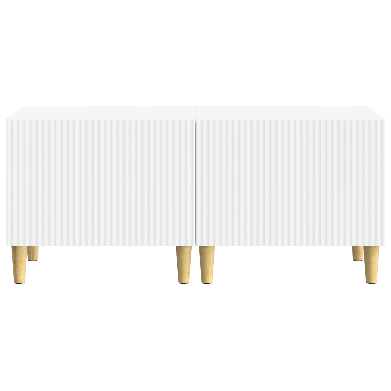 TV Cabinet White Engineered Wood